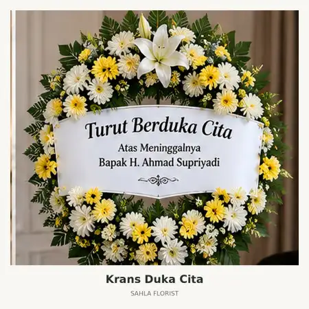 Krans Bunga Duka Rs Husada Utama Surabaya