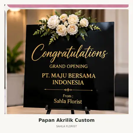 Papan Bunga Akrilik Rs Husada Utama Surabaya